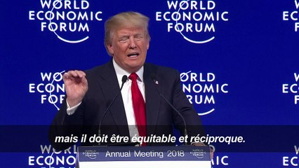 Donald Trump tente de rassurer Davos