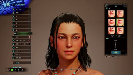 モンスターハンター　キャラメイク