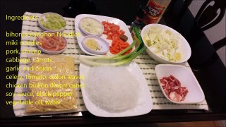 how-to-make pancit miki bihon/sotanghon