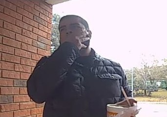 When The Delivery Guy Thinks He Woke The Baby