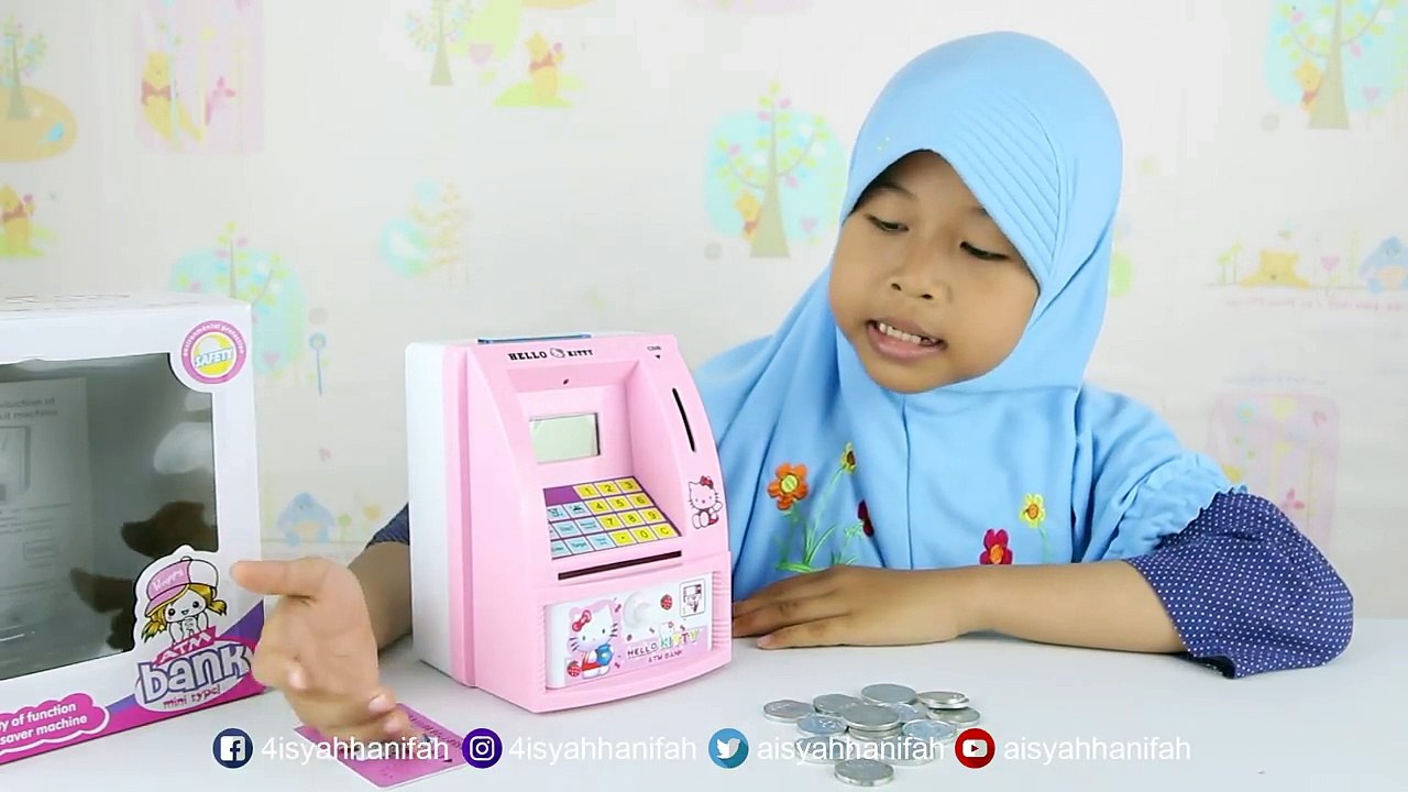 ATM Mini Bank ❤ Belajar Menabung ❤ Aisyah Hanifah