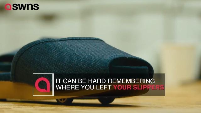 This Hotel Offers Incredible Self-Parking Slippers for Its Guests