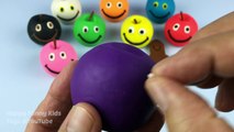 Learn Colors with Play Doh Apples Smiley Face Rocket Dinosaur Ice Cream Molds Fun Creative for Kids