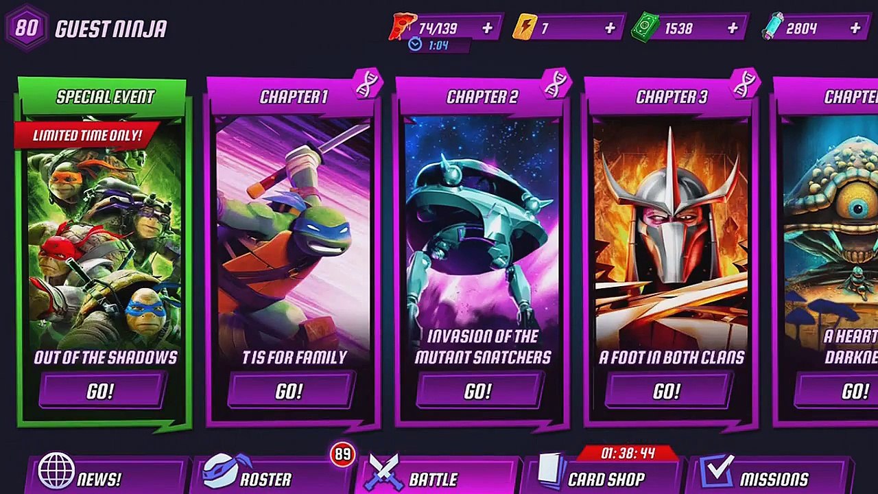 TMNT Legends (Rocksteady & Bebop with Raphael, Leonardo, Donatello The Movie) iOS Gameplay Part 5