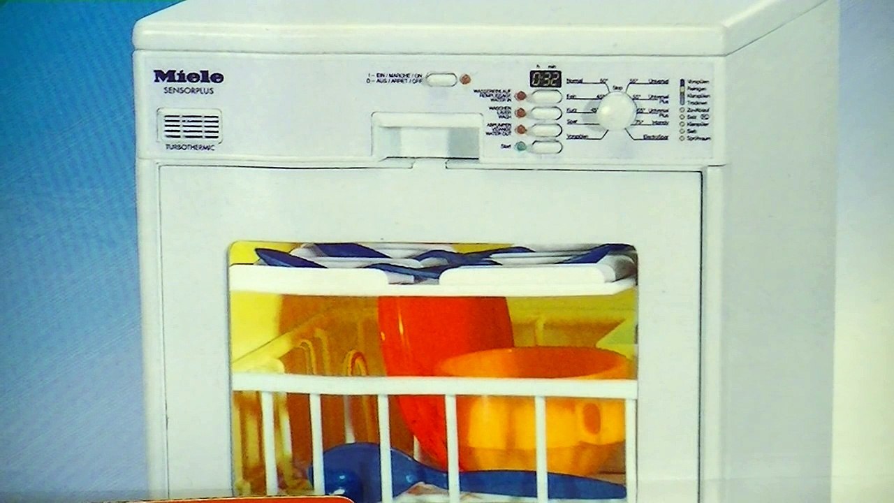 Miele Toy Dishwasher By Theo Klein Unboxing & Demonstration