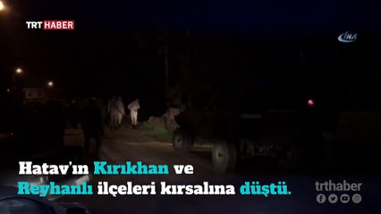 Terör örgütü PYD/YPG tarafından Hatay'a 3 roket mermisi atıldı