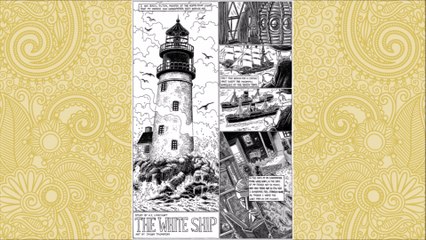 "The White Ship" by H.P. Lovecraft (AUDIO BOOK) *read by D.E. Wittkower / illustrated by Jason Thompson)