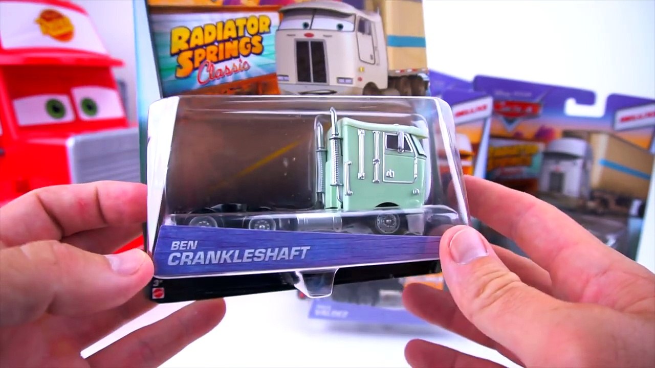 DISNEY CARS TRUCK HAULERS SLEEPY PISTON CUP TRUCKS RADIATOR SPRINGS CLASSIC TOYS MACK PETERBILT