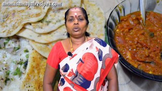 Uttapam | Tomato Thokku | Onion Uttapam | Thakali Thokku | Dinner Menu - 5