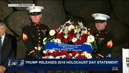 i24NEWS DESK | Trump releases 2018 Holocaust Day statement | Friday, January 26th 2018