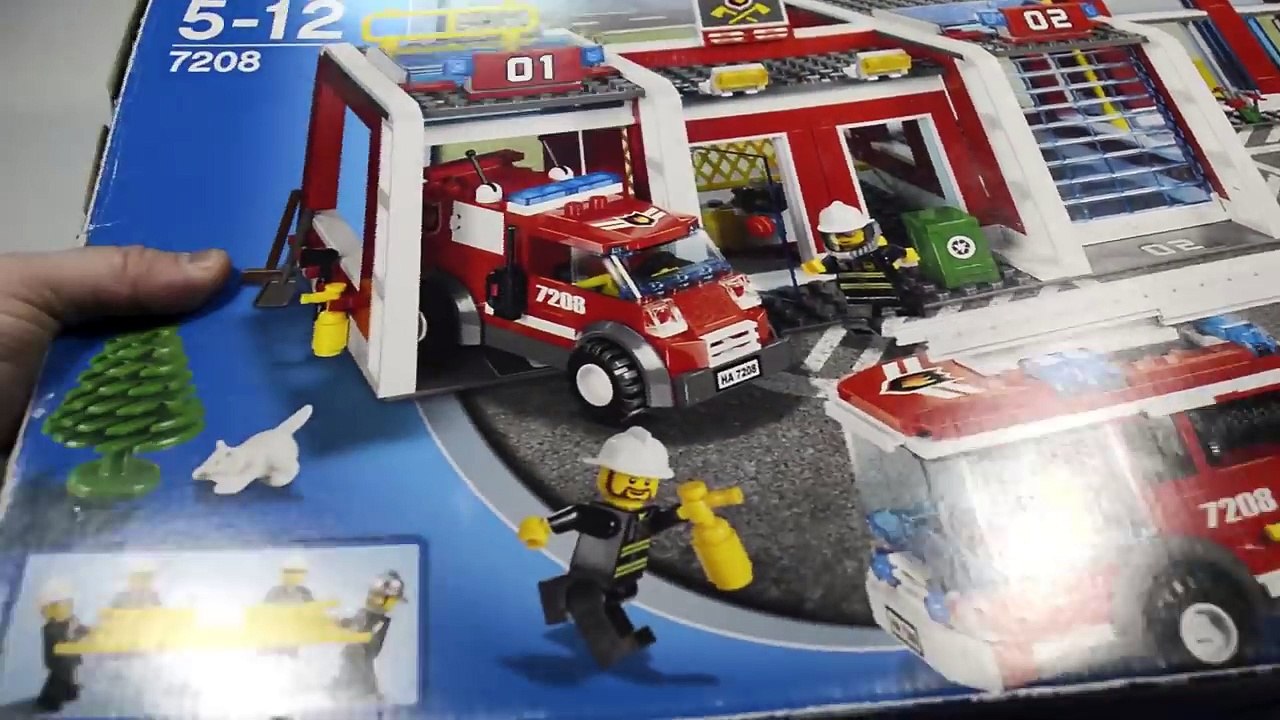 Lego City Fire Station 7208 - Lego Speed Build
