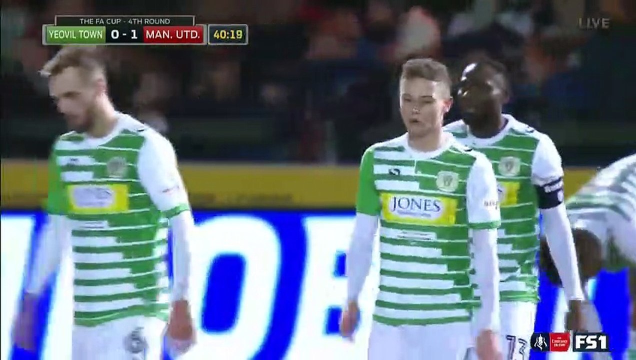 Half Time Goals  HD - Yeovil Town 0 - 1 Manchester United - 26.01.2018