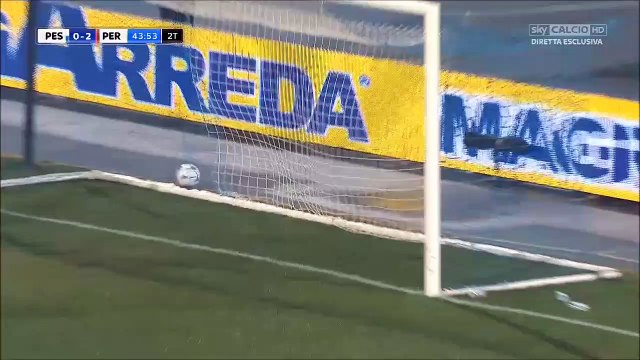 0-2 Samuel Di Carmine Goal Italy Serie B - 26.01.2018 Pescara 0-2 Perugia Calcio