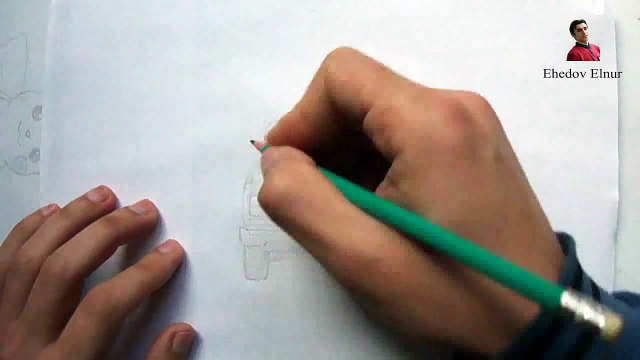 VAZ-2107 masin sekli nece cekilir(Ehedov Elnur)Как нарисовать ВАЗ-2107_Рисуем семерку поэтапно