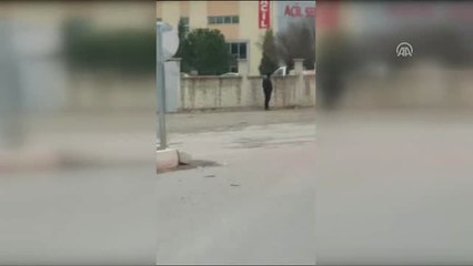 Akyazı'da Motosiklet Yangını