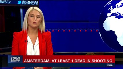 i24NEWS DESK | Amsterdam: at least 1 dead in shooting | Friday, January 26th 2018