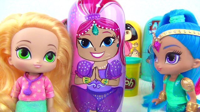Nick Jr. SHIMMER & SHINE Magical Genies Nesting Matryoshka Dolls, Stacking Cups, Leah Pet Toys/ TUYC