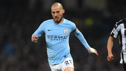 Скачать видео: Guardiola hails record breaking Silva