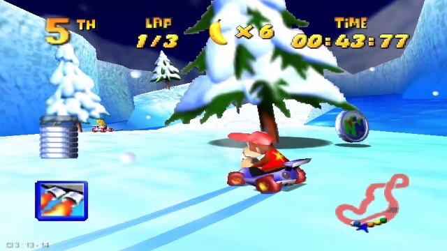 Diddy Kong Racing - #18 [Silver Coin Challenge - Walrus Cove] Simples e eficaz
