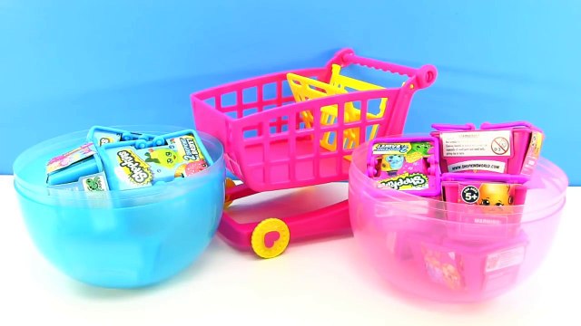 SHOPKINS CHALLENGE #9 - Giant Play Doh Surprise Eggs | Shopkins Baskets - Awesome Toys TV