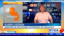 “La democracia no es solamente el proceso electoral”: Eladio Loizaga, Canciller de Paraguay sobre el adelanto de las presidenciales en Venezuela