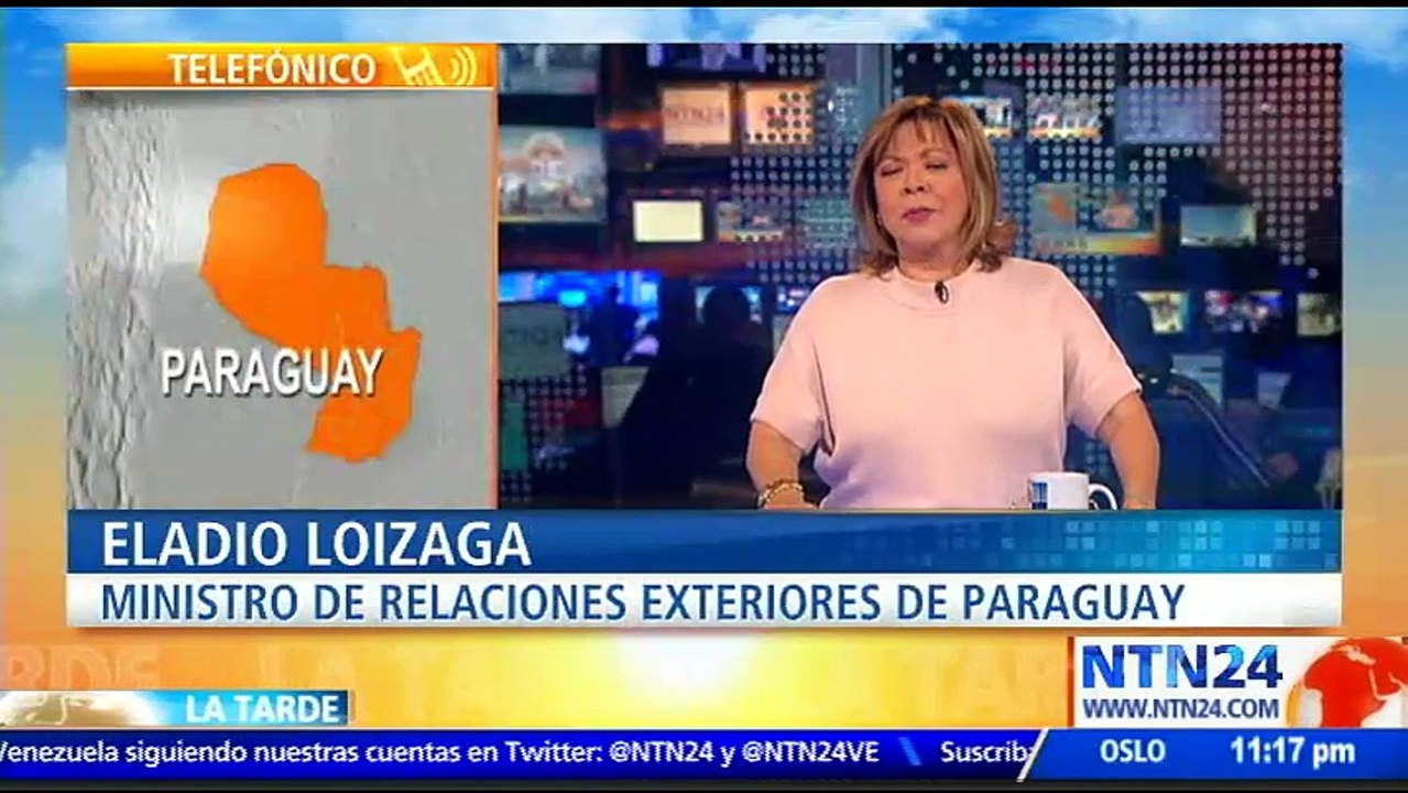 “La democracia no es solamente el proceso electoral”: Eladio Loizaga, Canciller de Paraguay sobre el adelanto de las presidenciales en Venezuela