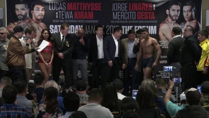 Lucas MATTHYSSE vs Tewa KIRAM - Weigh In