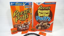 Reeses Peanut Butter Puffs 1994 Retro Cereal Box.Tasty!