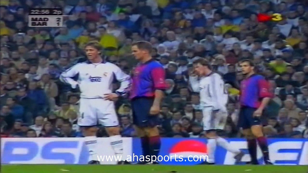 الشوط الثاني مباراة ريال مدريد و برشلونة 2-2 ال...