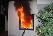 Klimadan Çıkan Yangın Apartman Dairesini Küle Çevirdi