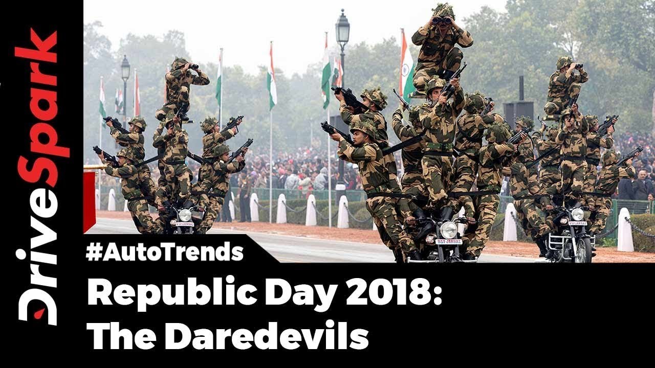 Republic Day Daredevils Motorcycle Stunts Practice