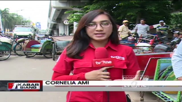 Laporan tvOne Mengenai Pendataan Becak di Tambora, Jakarta