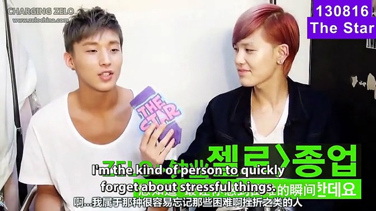 [ENG] 130816 The Star B.A.P Jongup Zelo