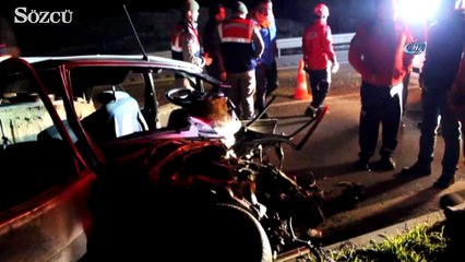 Ayvalık’ta feci kaza 2 ölü, 2 yaralı