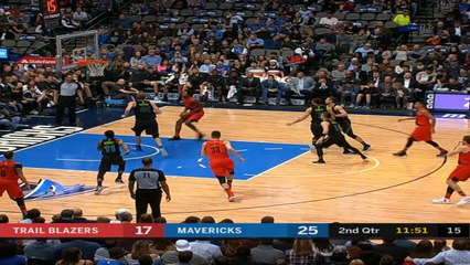 Trail Blazers at Mavericks Recap Raw