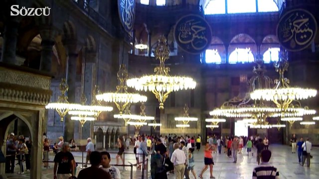 İstanbul'un simgesi Ayasofya'yı gece gezmek de mümkün!