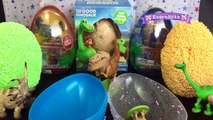 Huevos Sorpresa de Play Foam, El Gran Dinosaurio, huevos de Dinosaurios Jurassic World En Español