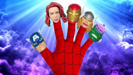 Captain America Civil War Finger Family ★ Funny Superheroes Nursery Rhymes With Lyrics And More