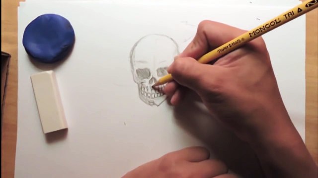 Como dibujar calaveras