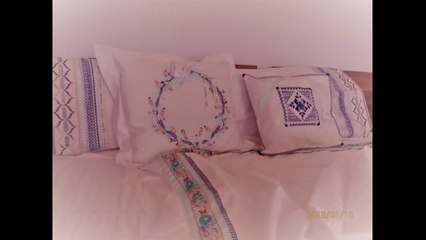 "Cuando sueño en azul " cojin de 50x50  parte 11