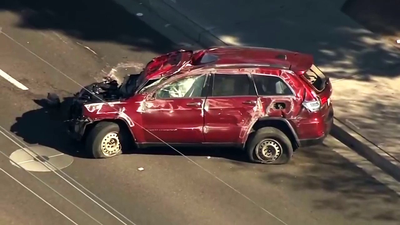 Etats-Unis : une courte poursuite qui se termine dans un terrible crash frontal