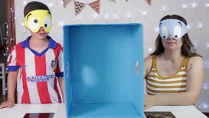 RETO ¿QUE HAY EN LA CAJA? whats in the box CHALLENGE // Juegos y Juguetes