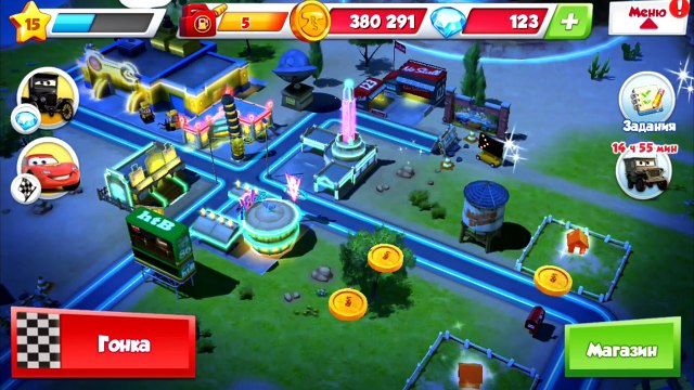 Тачки. Прохождение игры про Мультик Тачки и Тачки 2 на русском языке