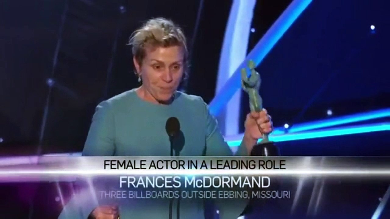 Frances McDormand_ Acceptance Speech _ 24th Annual SAG Awards
