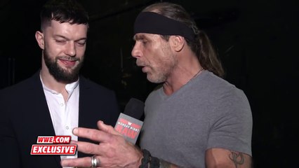 Finn Balor And Shawn Michel (HBK) BACKSTAGE ||WWE RAW LIVE 2018