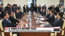 S. Korea, U.S. reaffirm inter-Korean talks should serve to denuclearize Pyongyang