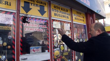 Sebepsiz yere dükkanları kurşunlayanlar kamerada