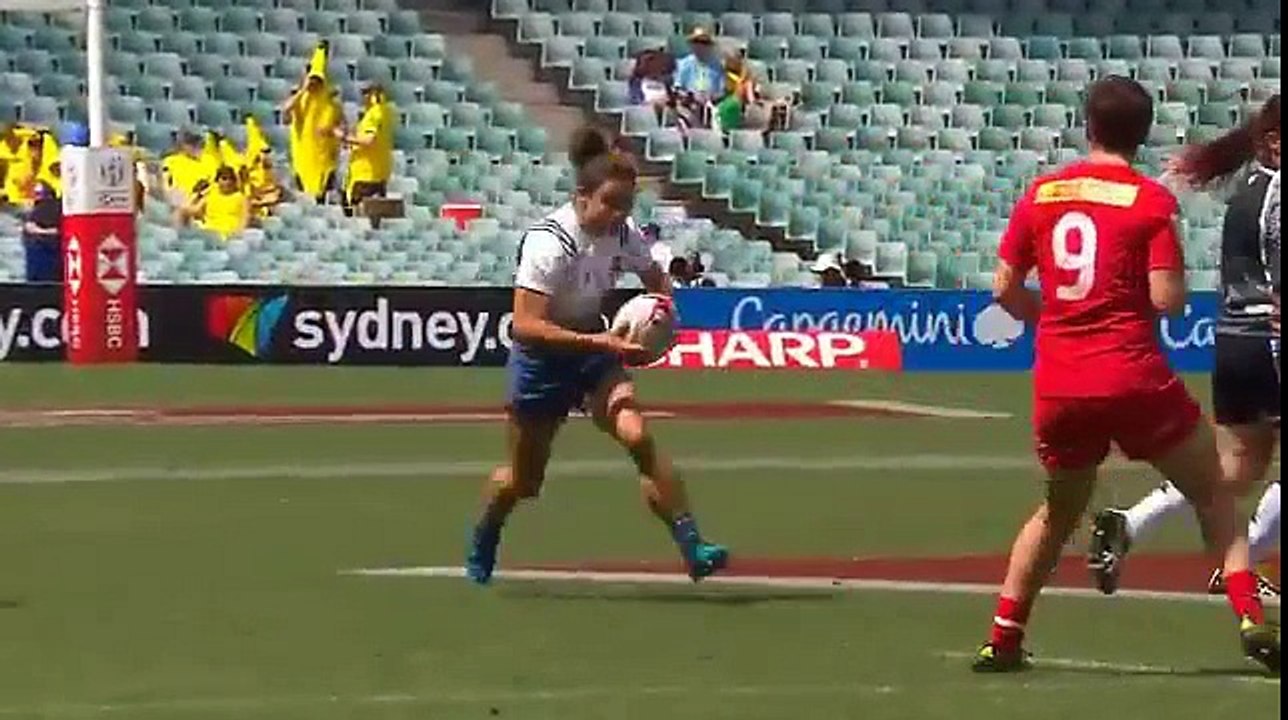 Sydney 7s - Les deux essais de France 7 Féminines contre le Canada
