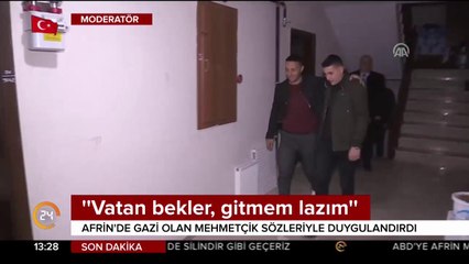 Vatan bekler gitmem lazım