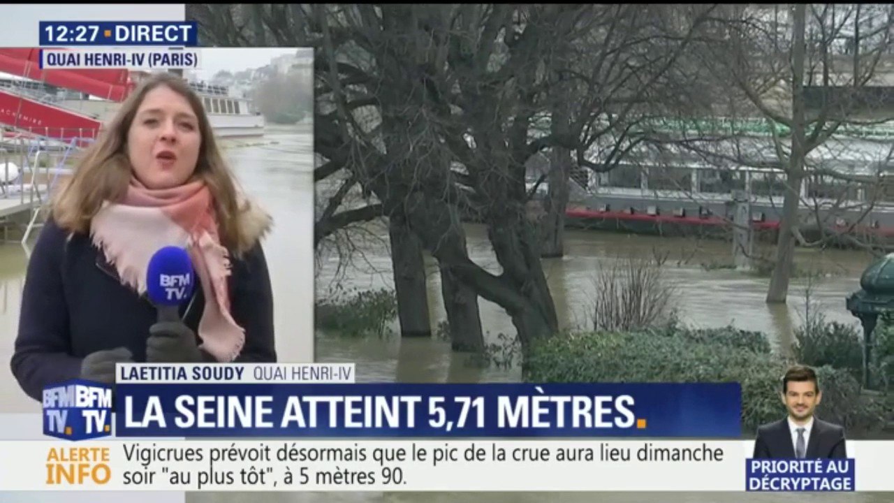 Le pic de la Seine aura lieu dimanche et devrait atteindre les 5,90 mètres